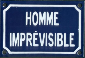 Homme imprévisible