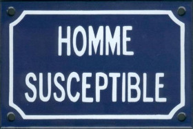 Homme susceptible