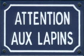 Attention aux lapins