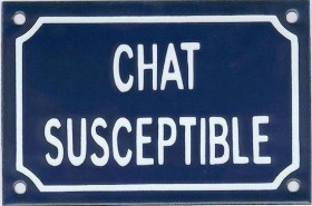 Chat susceptible