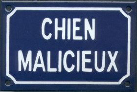 Chien malicieux