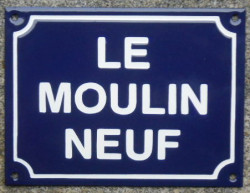 Plaque de rue 15x20cm