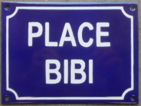 Plaque de rue 15x20cm