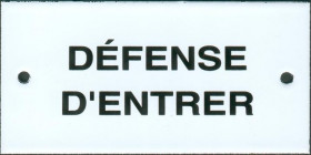 L5 : défense d'entrer