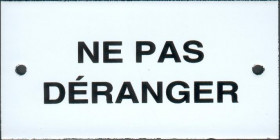 L6 : ne pas déranger