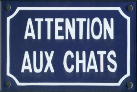 Attention aux chats